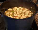 A picture of step 3 of Chicken tortilini soup.