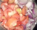 A picture of step 1 of Tori ki sabji.