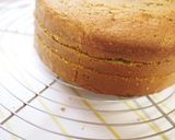 A picture of step 24 of Light and Moist Matcha Sponge Cake.