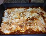 A picture of step 14 of Cheesy Meaty Amazing Lasagna.