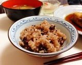 A picture of step 7 of Easy Sekihan in a Rice Cooker.