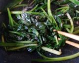 A picture of step 4 of Ramps Stir-Fried with Mayonnaise and Ponzu.