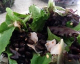 A picture of step 2 of simple light salad.