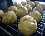 A picture of step 5 of Foolproof Easy Cream Puffs Prepared in the Microwave.