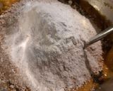 A picture of step 1 of Pumpkin and spelt muffins (sugarless and butterless).