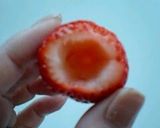 A picture of step 1 of Homemade Strawberry Milk Ice Cream.