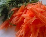A picture of step 1 of Made with Leftovers - Cheese, Shiso Leaves and Carrot Toast.