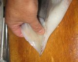 A picture of step 3 of Fresh Squid Naruto-Style Rolls.
