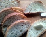 A picture of step 2 of Sig's KPC King Prawn Crostini.
