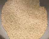 A picture of step 1 of Til chikki.