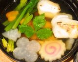 A picture of step 11 of Ozouni with Lots of Dashi.