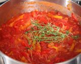 A picture of step 7 of Eggs a la Flamenca.