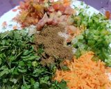 A picture of step 4 of Veg Rice Pancake.