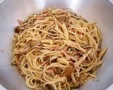 A picture of step 4 of Chilled Mushroom and Tuna Pasta in Just One Bowl.