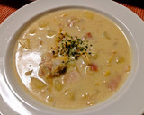A picture of step 10 of Clam Chowder with Pasta.