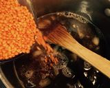 A picture of step 4 of Red Lentil And Bacon Soup.