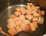 A picture of step 4 of Potato and sweet potato salad.