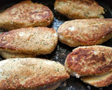 A picture of step 3 of Chicken parmagiana.