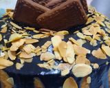 Foto langkah ke 6 dari resep Marmer Cake Nangka siram Saus Coklat.