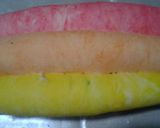 Foto langkah ke 4 dari resep Roti Tawar Rainbow Eggless Again.