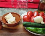 A picture of step 1 of Traditional Andalusian Gazpacho Recipe.