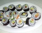 Foto del paso 9 de la receta: Rollos de arroz sushi makis