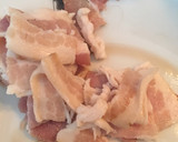 Foto del paso 2 de la receta: Guisantes con bacon y champiñones