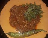 A picture of step 4 of Baingan Bharta.
