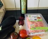 Pas rețetă Mâncare turcească cu vinete, carne tocată și roșii 1 fotografie