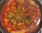A picture of step 6 of Bangla chicken massala.