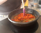 Foto del paso 13 de la receta: Albóndigas de Sepia en salsa de piquillos y puré de patatas