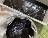Foto langkah ke 3 dari resep Brownies Burnt Cheese Cake Ekonomis.