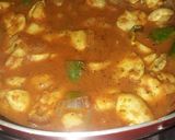 A picture of step 8 of Kadai mushroom.