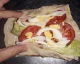 Foto del paso 2 de la receta: Wraps jamón, queso y verduras🌯