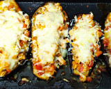 Foto del paso 6 de la receta: Berenjenas rellenas con pollo y verduras