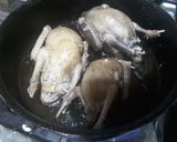 صورة لخطوة 11 من وصفة حمام محشي (أرز/فريك) 👌😋