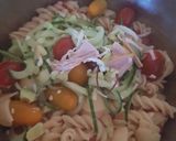 A picture of step 2 of My Mozzerella Salad Pasta. 😀.