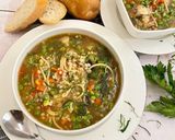 A picture of step 5 of Hearty Barley Noodles Soup.