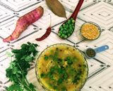 A picture of step 7 of Veggie Moong Daal.