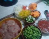 Foto del paso 1 de la receta: Garbanzos con pollo y vegetales
