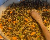 A picture of step 3 of Veggie shepherd’s pie with celeriac topping.