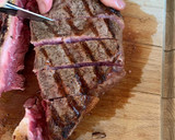 Foto del paso 5 de la receta: Poterhouse a la parrilla (en bloque de sal Himalaya)
