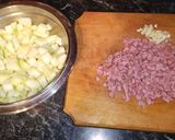 Pas rețetă Zucchini cu ou și salam (Zucchine con uova e salame) 3 fotografie