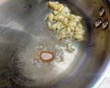 A picture of step 1 of Amaranth Subzi with Maize Flour.