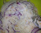 A picture of step 4 of Dambun Shinkafa.