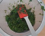 A picture of step 3 of Parsley oil.