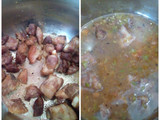 Carne de puerco en salsa de molcajete