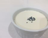 A picture of step 5 of Black Sesame Pudding.