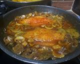 Foto del paso 3 de la receta: Filete de Pescado con Champiñones en salsa de Ciruelas