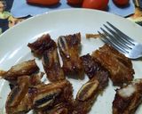Foto del paso 3 de la receta: Tiritas de asado y chori (en aro circular)